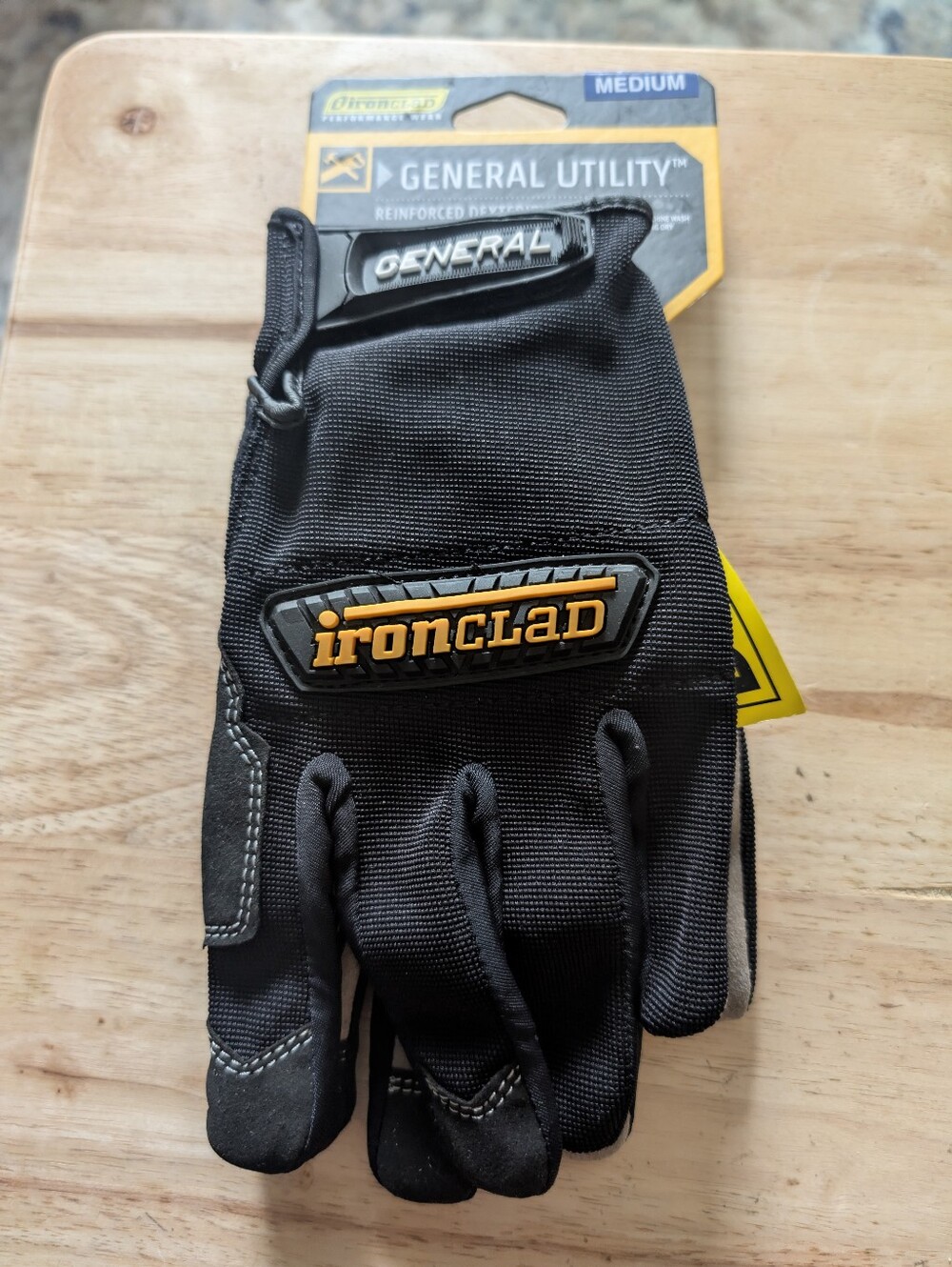 NEW - Ironclad - General Utility Work Gloves Black